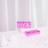 Ornament - Kersthanger - Liefde - Roze - Glas - 4,5x3,5x7,5cm