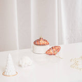 Ornament Kerst Hanger Croissant - Glas - 9,5x5x4,5cm