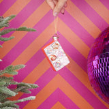 Kersthanger - Donut Pakket - Multi Kleur - 6x3x9cm