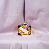 Kersthanger - Koffer - Glas - Goud - 8,5x3,5x8cm
