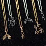 Eat the Rich Ketting | Goud & Zilver | Statementketting