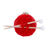 Kerstornament breigaren, glas, 7,5 cm