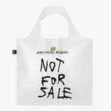 JEAN-MICHEL BASQUIAT Niet te koop Melkwitte Transparante Tas