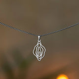Vulva design ketting | goud & zilver | verschillende motieven
