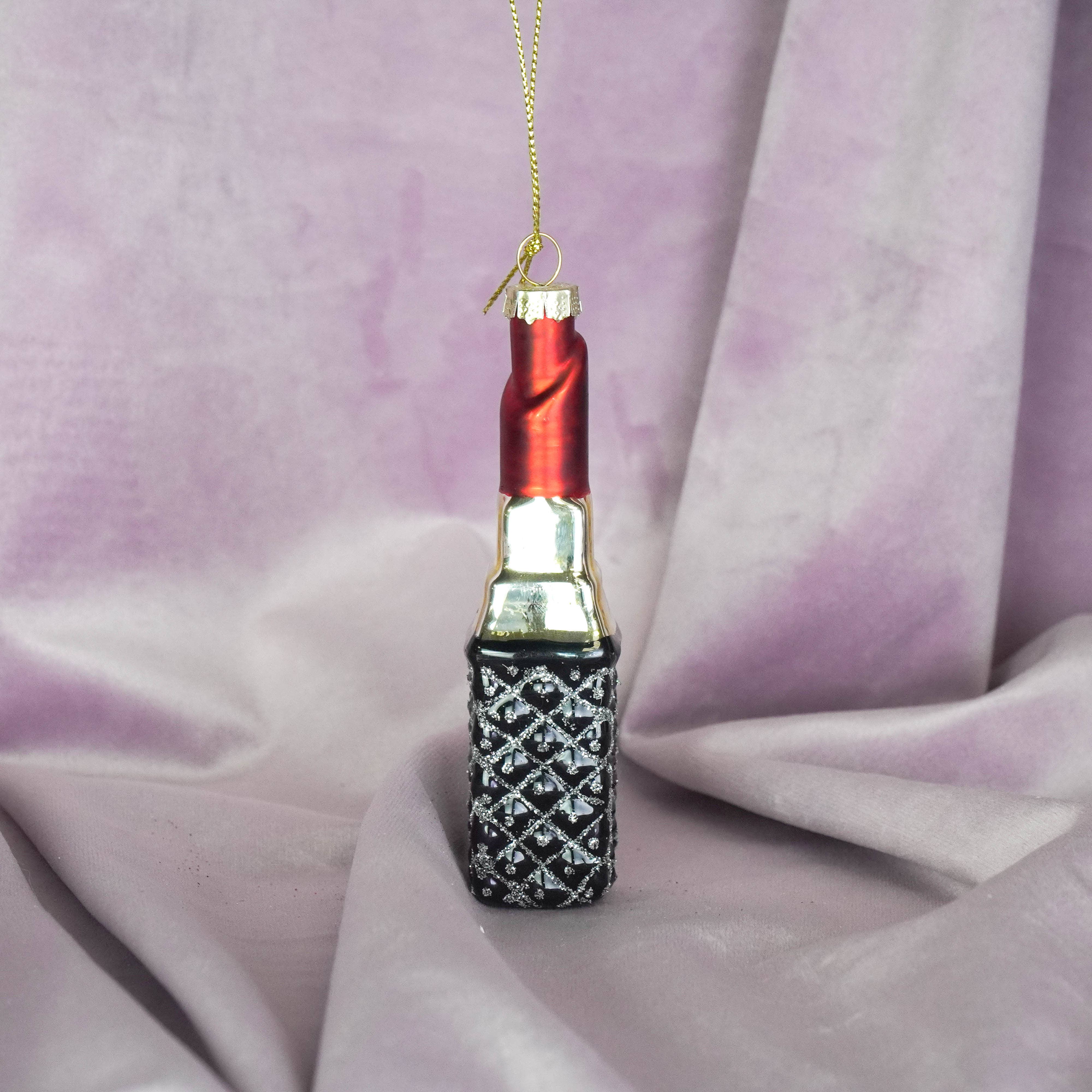 Kersthanger - Rode Lipstick - 3x3x11cm