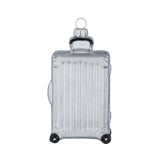 Kerstornament koffer, glas, 10 cm