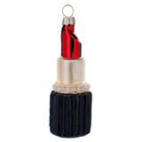 Kerstornament Lippenstift, glas, 9,5 cm
