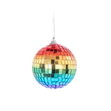 Grote regenboog spiegelbal kerstbal